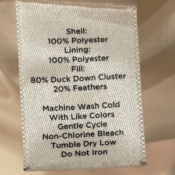 Talbot’s Duck Down Puffer Coat, Size L, Ivory - Picture 4 of 6